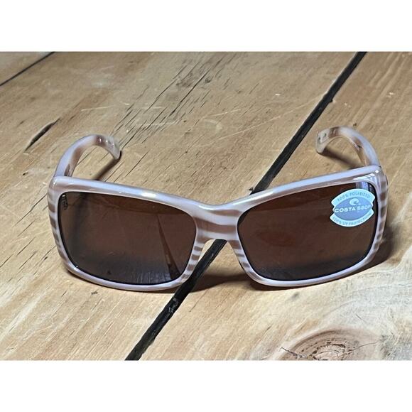 NEW! Costa Del Mar Womens Sunglasses. Islamorada IL 62. w/ case. Polarized - Picture 2 of 9
